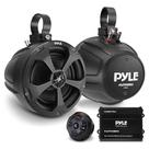 Amplificador Marine Speaker Pyle de 5,25" resistente à água 1000W +