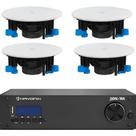 Amplificador Potencia Som Ambiente Hayonik Sonora 2200 + 4 Arandelas Csa-8l