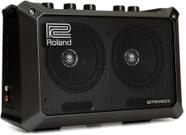 Amplificador Roland Mobile Cube Estéreo alimentado por bateria