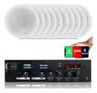 Amplificador Som Ambiente 500 Watts Blue 4 Canais - Orion + Arandela 6P Redonda 55W 8R BR Orion 2AR059068 Alto-Falantes Amplificador Som Ambiente 500 Watts Blue 4 Canais - Orion + Arandela 6P Redonda 55W 8R BR Orion 2AR059068 Alto-Falantes