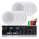 Amplificador Som Ambiente Orion 500w 4 Canais RC7000BT + 12 Arandelas 6" 55w Brancas 8 Ohms 2AR059068