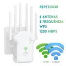 Amplificador Wi-Fi 1200 Mbps Duas Frequências Repetidor AP 5 GHz + 2.4 GHz