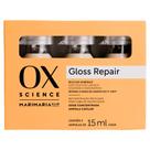 Ampola Capilar Dose Concentrada OX Science Gloss Repair MariMAria Hair 3 Unidades de 15ml cada Ampola Capilar Dose Concentrada OX Science Gloss Repair MariMAria Hair 3 Unidades de 15ml cada