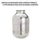Ampola Reposição Garrafa Térmica 1 Litro Exclusiva Inox - Soprano Ampola Reposição Garrafa Térmica 1 Litro Exclusiva Inox - Soprano