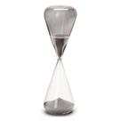 Ampulheta 15 Minutos Cinza Vidro - Linha Timeless - Mart