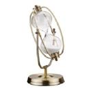Ampulheta de inox dourado 14x30 hm0060