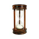 Ampulheta de Madeira 10 Minutos - Temporizador Zen para Meditação e Decoração