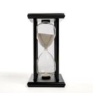 Ampulheta de Madeira 60min Para Decoração ou Jogos