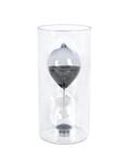 Ampulheta de vidro 1.30 minutos cinza grillo