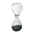 Ampulheta de vidro em relevo 5 minutos 12,5cm