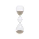 Ampulheta Decorativa em Vidro Areia Bege 36 cm 60 min- Mart