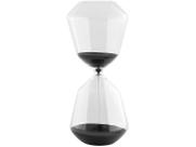 Ampulheta decorativa em vidro premium