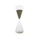 Ampulheta Decorativa Vidro Areia Amarelo 30cm HJ3007 BTC