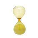 Ampulheta Decorativa Vidro Dourado Areia Fina 15 Minutos - Espressione