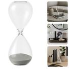 Ampulheta Decorativa Vidro Liso Areia Colorida Decoração Timer 30 Minutos