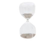 Ampulheta Decorativa Vintage Relógio De Mesa Cronômetro De Tempo Em Vidro Canelado