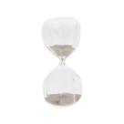 Ampulheta em vidro 30 minutos bege mart