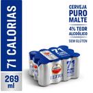 Amstel Ultra Cerveja Lata 269ml Pack com 12 Leve e com 71 Calorias