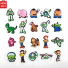 Amuletos de Sapato Buzz Lightyear (20 Peças) - Decorações de PVC para Tamancos e Sandálias