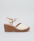 Anabela Couro Julia - Offwhite