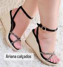 Anabela Strass Fivela - Elegância e Conforto para Seus Pés