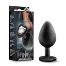 Anal Plug Blush Novelties Temptasia Bling Platinum Silicone