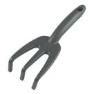 Ancinho com 3 Dentes para Jardinagem em Plástico Grafite - Tramontina