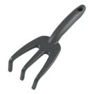 Ancinho com 3 Dentes para Jardinagem Tramontina em Plástico Grafite
