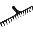 Ancinho Curvo Metálico Leve Tramontina 16 Dentes Sem Cabo 399 Mm Aço Carbono Temperado Ancinho Curvo Metálico Leve Tramontina 16 Dentes Sem Cabo 399 Mm Aço Carbono Temperado