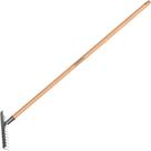 Ancinho Metálico com 14 Dentes e Cabo de Madeira de 120cm - 77110644 - TRAMONTINA