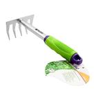 Ancinho Rastelo 5 Dentes 110 X 290 Mm Cabo Emborrachado Revestimento Protetor Palisad
