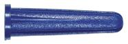 Âncora cônica de plástico Hillman 5039 10-12 azul, pacote com 10