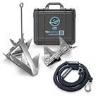 Âncora PWC WAVESRX TriAnchor 2,3 kg com Corda Elástica de 2 m Âncora PWC WAVESRX TriAnchor 2,3 kg com Corda Elástica de 2 m
