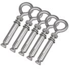 Ancoragens de parede de concreto de expansão Eyebolt Screw, pacote com 5 CUKAYO