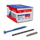 Âncoras de parafuso FixMaster 3/16 x 2,75" azuis com chave de fenda Âncoras de parafuso FixMaster 3/16 x 2,75" azuis com chave de fenda