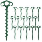 Âncoras de pregos em espiral COBARYEN Tent Stakes, 24 cm, pacote com 16