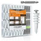 Âncoras para Drywall KURUI 140 Peças Autoperfurantes de Alta Resistência Âncoras para Drywall KURUI 140 Peças Autoperfurantes de Alta Resistência