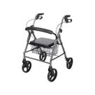 Andador Dobrável Regulável Assento 4 Rodas Idoso Hidrolight Andador Dobrável Regulável Assento 4 Rodas Idoso Hidrolight