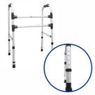 Andador Fixo Natural 2 Barras Regulável 80kg Sequencial