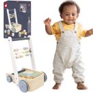 Andador Infantil ABC com Rodinhas Emborrachadas Cubos Blocos Andador Infantil ABC com Rodinhas Emborrachadas Cubos Blocos