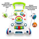 Andador Infantil Empurrador Com Luz Som Estimulo Bebe