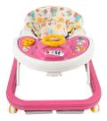 Andador Infantil para Bebê Menino e Menina Andadja Andador Musical Azul Rosa Laranja Bichinhos Styll Baby