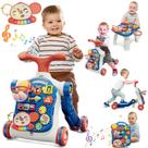 Andador Infantil QDRAGON 5 em 1 - Azul Marinho - Para Bebês a partir de 12 Meses