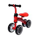 Andador Infantil Vermelho Equilíbrio Sem Pedal 4 Rodas Zippy Toys - 7626
