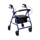 Andador Walker McKesson de Aluminio Azul con Capacidad de 136 kg