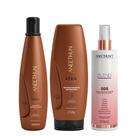 Aneethun Kera System Kit Shampoo Recondicionador e Blend SOS Fluído Reconstrutor 210ml