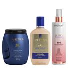 Aneethun Linha A Máscara Creme de Silicone Brilho e Blend SOS Fluído Reconstrutor 210ml