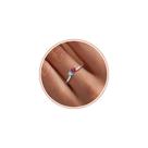 Anéis Birthstone Sistble banhados a ouro branco para mulheres Anéis Birthstone Sistble banhados a ouro branco para mulheres
