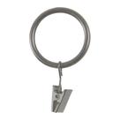 Anéis com clipe de cortina Kenney Antique Pewter, pacote com 14 Anéis com clipe de cortina Kenney Antique Pewter, pacote com 14
