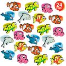 Anéis de Borracha ArtCreativity - Kit com 24 Anéis de Vida Marinha para Crianças Anéis de Borracha ArtCreativity - Kit com 24 Anéis de Vida Marinha para Crianças